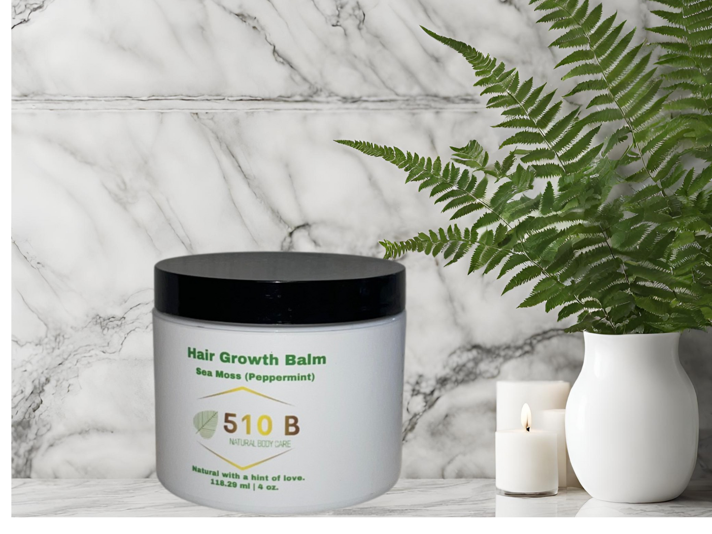 Hair Growth Balm - 4 Options (Ro-MI, Mango Scented, Sea Moss with Peppermint, Innocence Baby Powder)