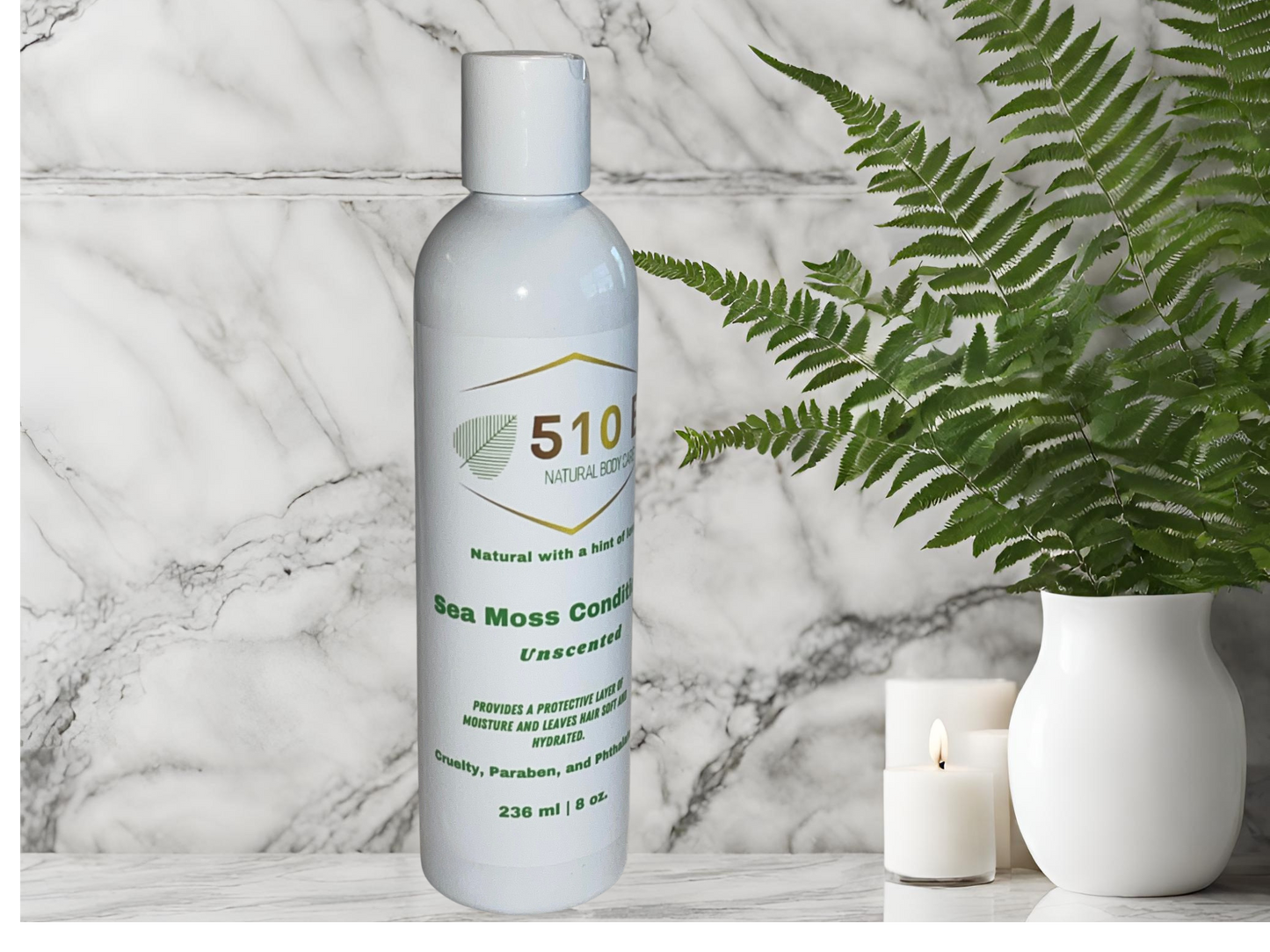 Hair Conditioner - 2 Options - Ro-Mi (Rosemary & Peppermint) or Sea Moss - (Paraben Free)